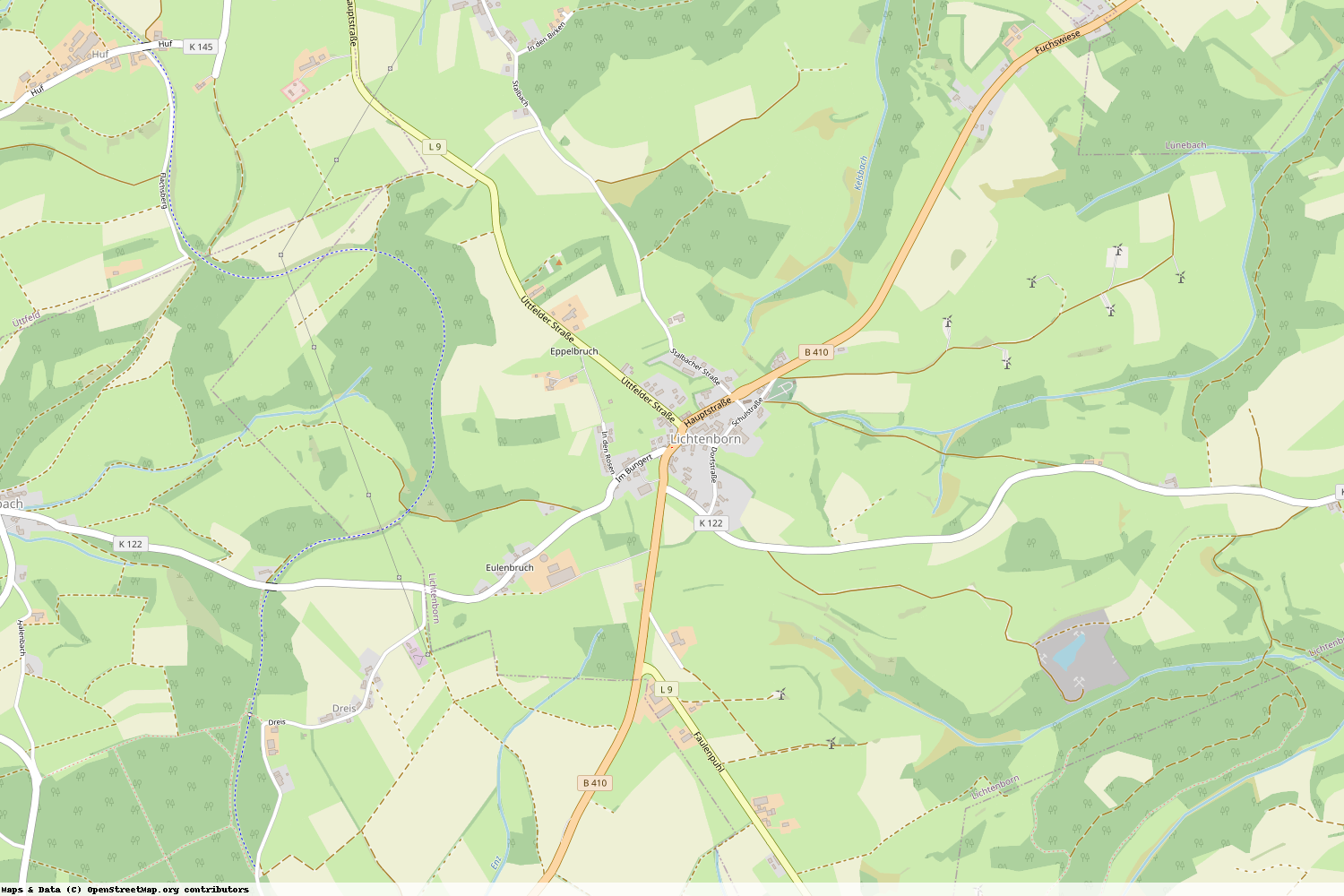 Ist gerade Stromausfall in Rheinland-Pfalz - Eifelkreis Bitburg-Prüm - Lichtenborn?