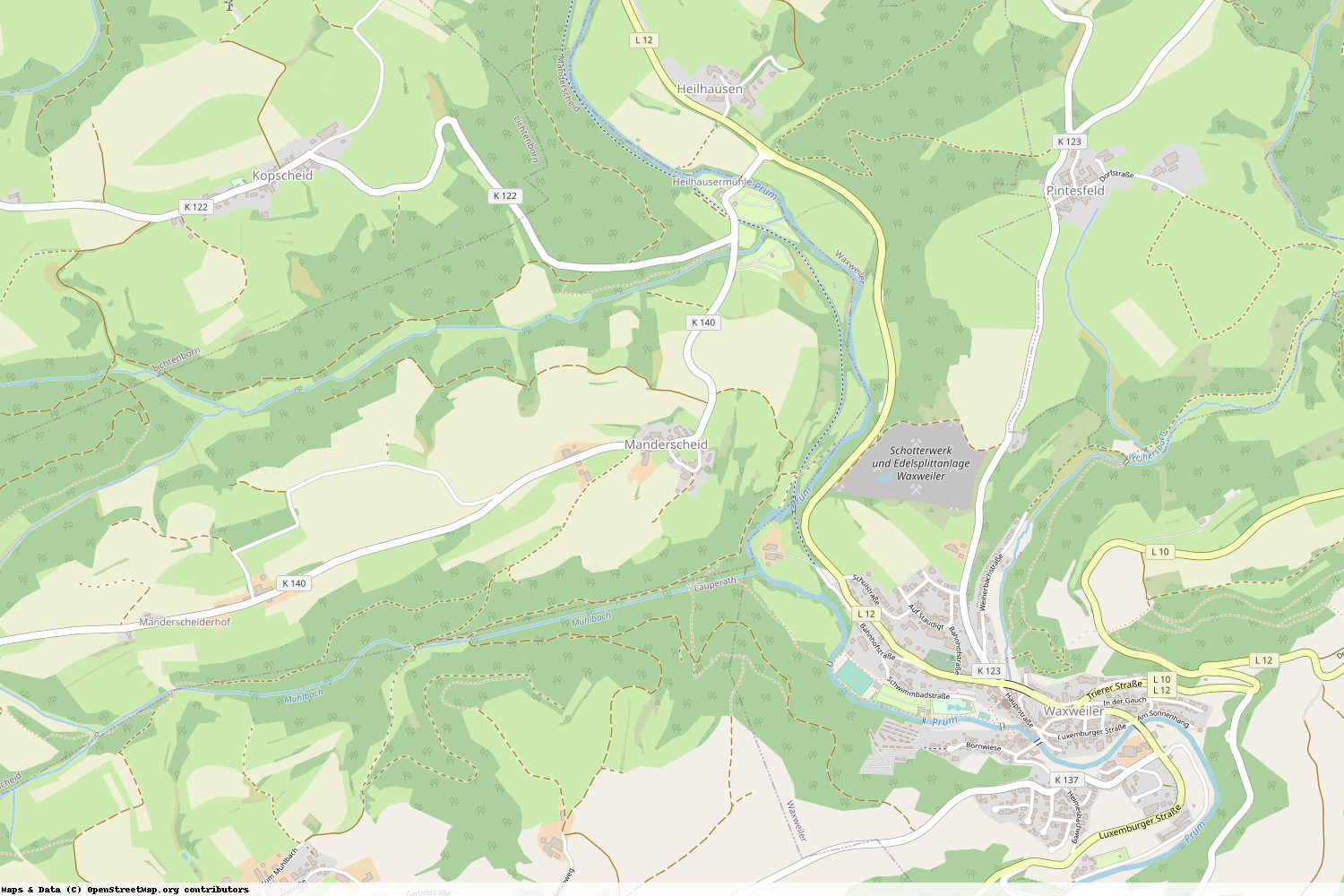 Ist gerade Stromausfall in Rheinland-Pfalz - Eifelkreis Bitburg-Prüm - Manderscheid?