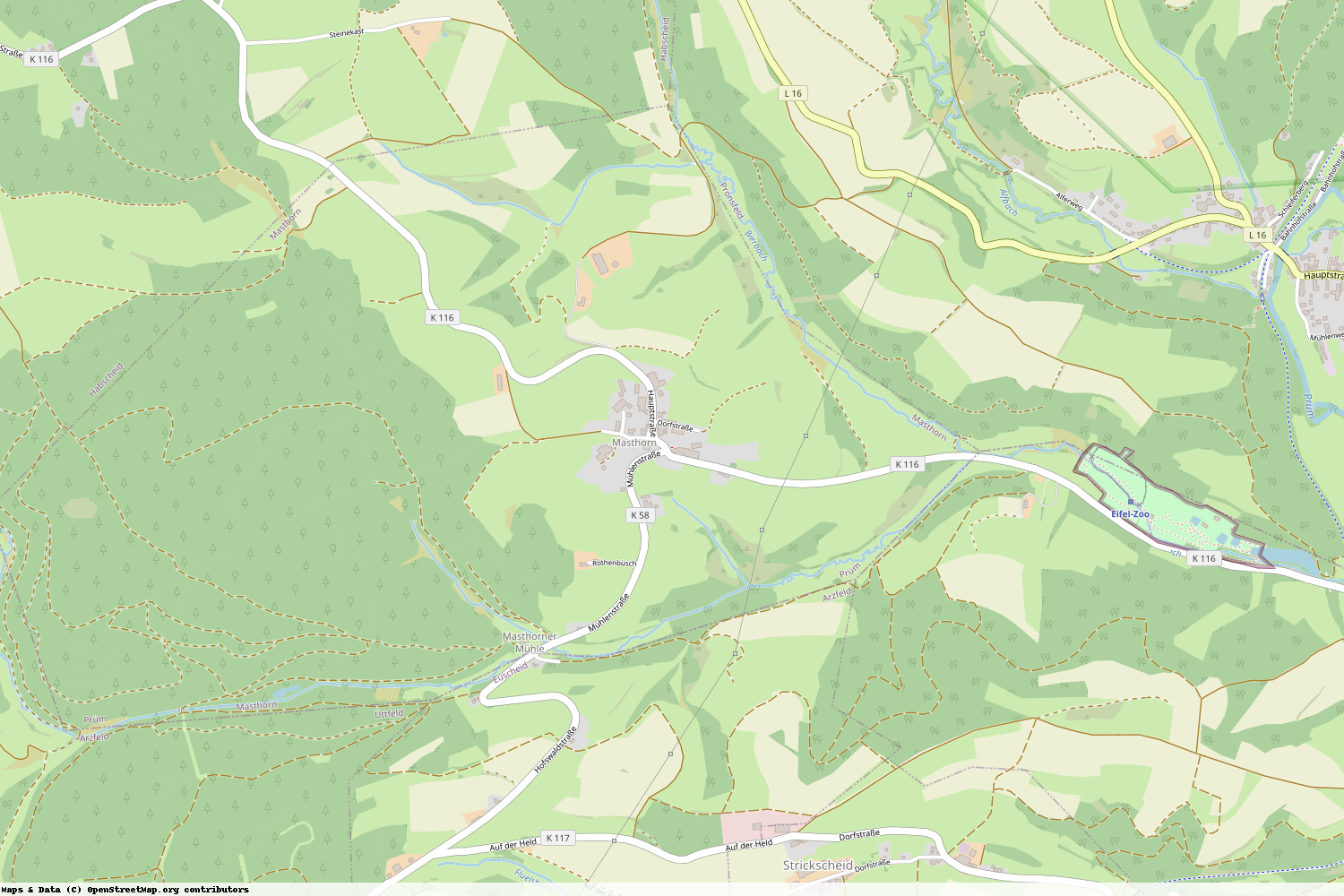 Ist gerade Stromausfall in Rheinland-Pfalz - Eifelkreis Bitburg-Prüm - Masthorn?