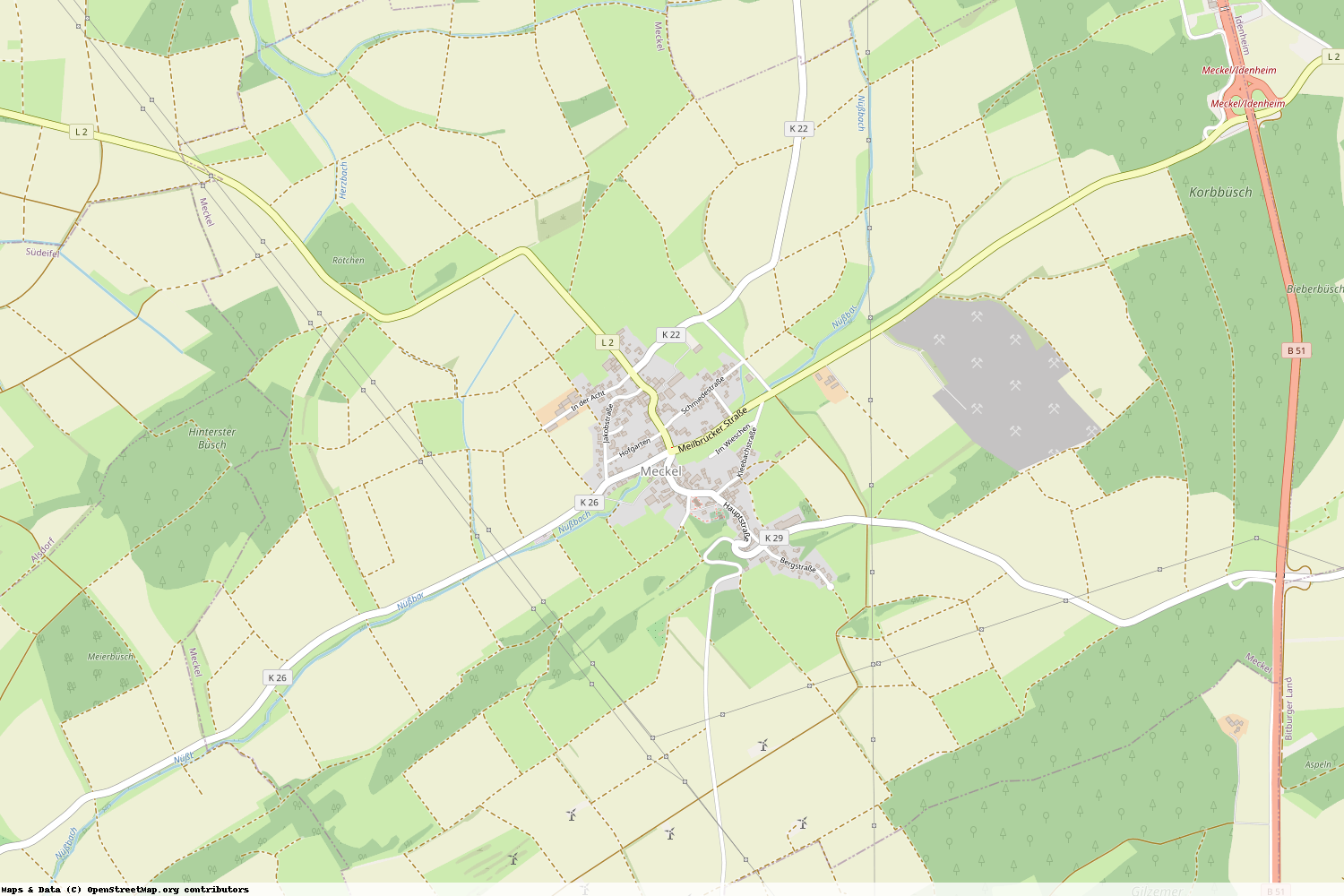 Ist gerade Stromausfall in Rheinland-Pfalz - Eifelkreis Bitburg-Prüm - Meckel?