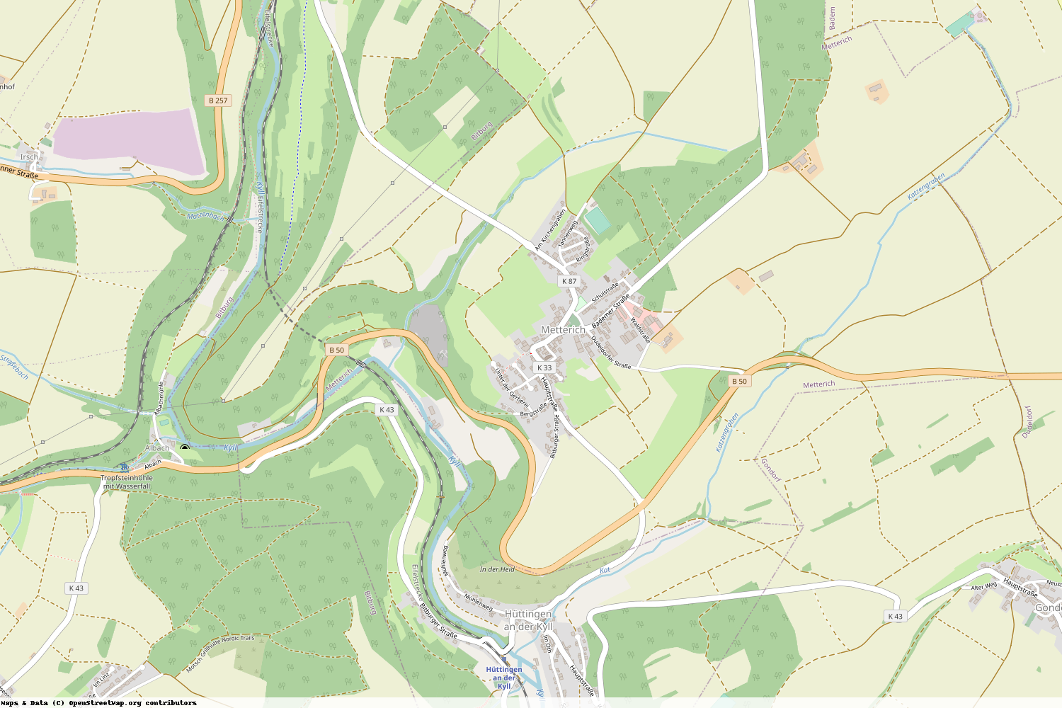 Ist gerade Stromausfall in Rheinland-Pfalz - Eifelkreis Bitburg-Prüm - Metterich?