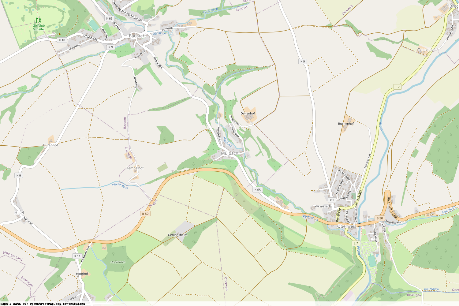 Ist gerade Stromausfall in Rheinland-Pfalz - Eifelkreis Bitburg-Prüm - Mülbach?