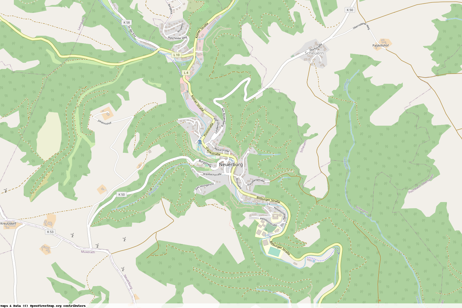 Ist gerade Stromausfall in Rheinland-Pfalz - Eifelkreis Bitburg-Prüm - Neuerburg?