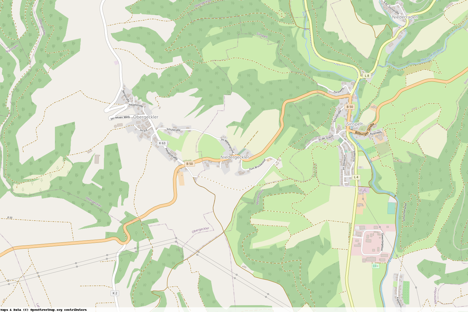 Ist gerade Stromausfall in Rheinland-Pfalz - Eifelkreis Bitburg-Prüm - Niedergeckler?