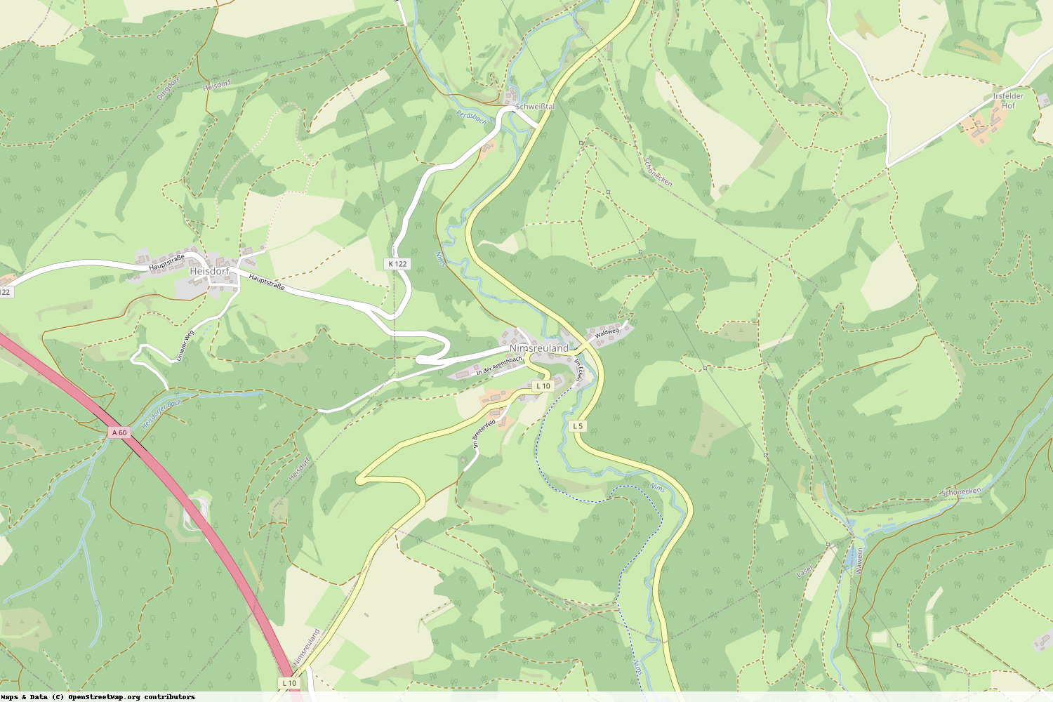 Ist gerade Stromausfall in Rheinland-Pfalz - Eifelkreis Bitburg-Prüm - Nimsreuland?