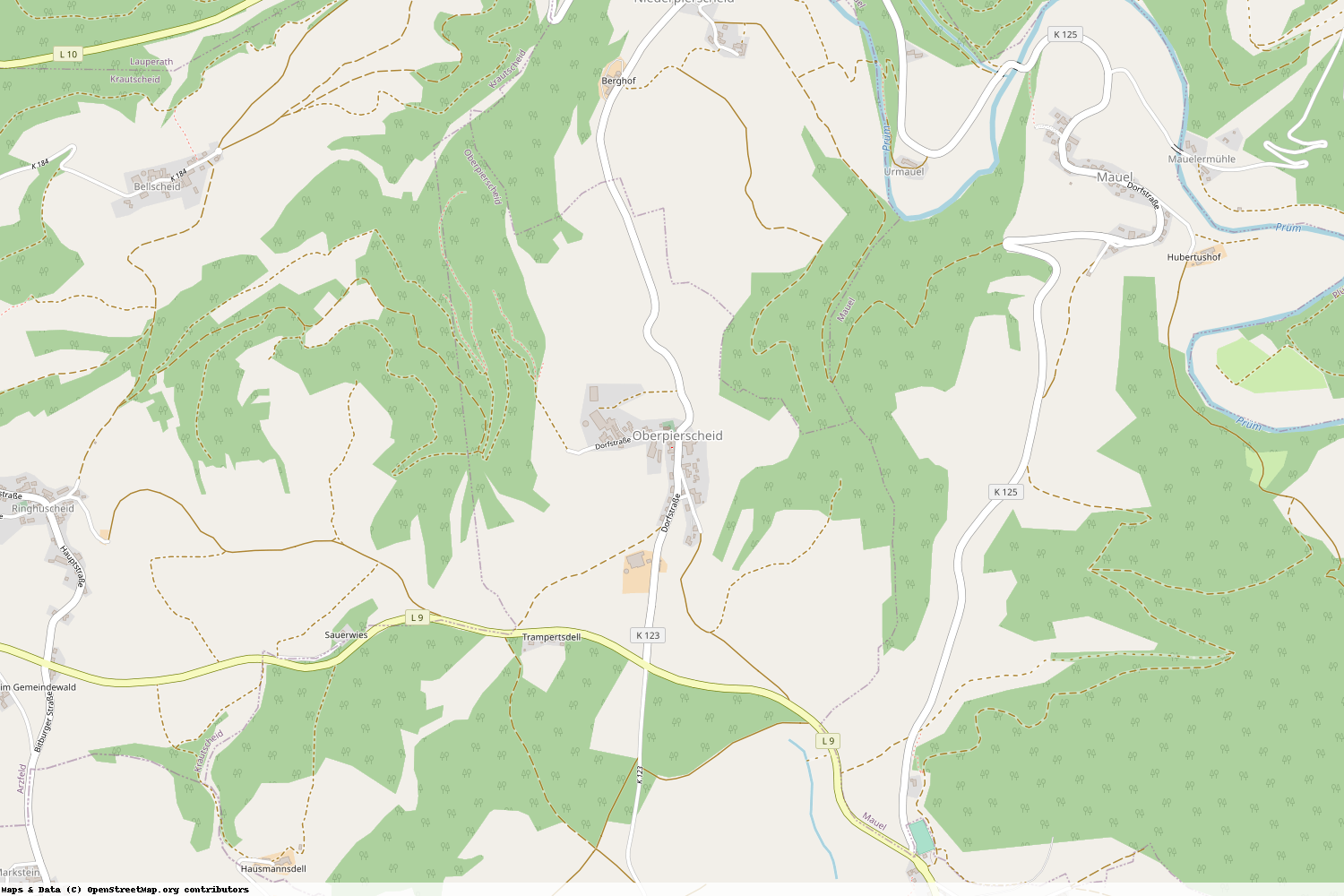 Ist gerade Stromausfall in Rheinland-Pfalz - Eifelkreis Bitburg-Prüm - Oberpierscheid?