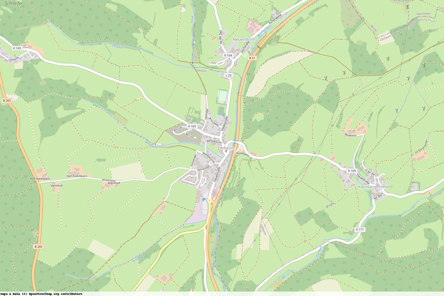 Ist gerade Stromausfall in Rheinland-Pfalz - Eifelkreis Bitburg-Prüm - Olzheim?