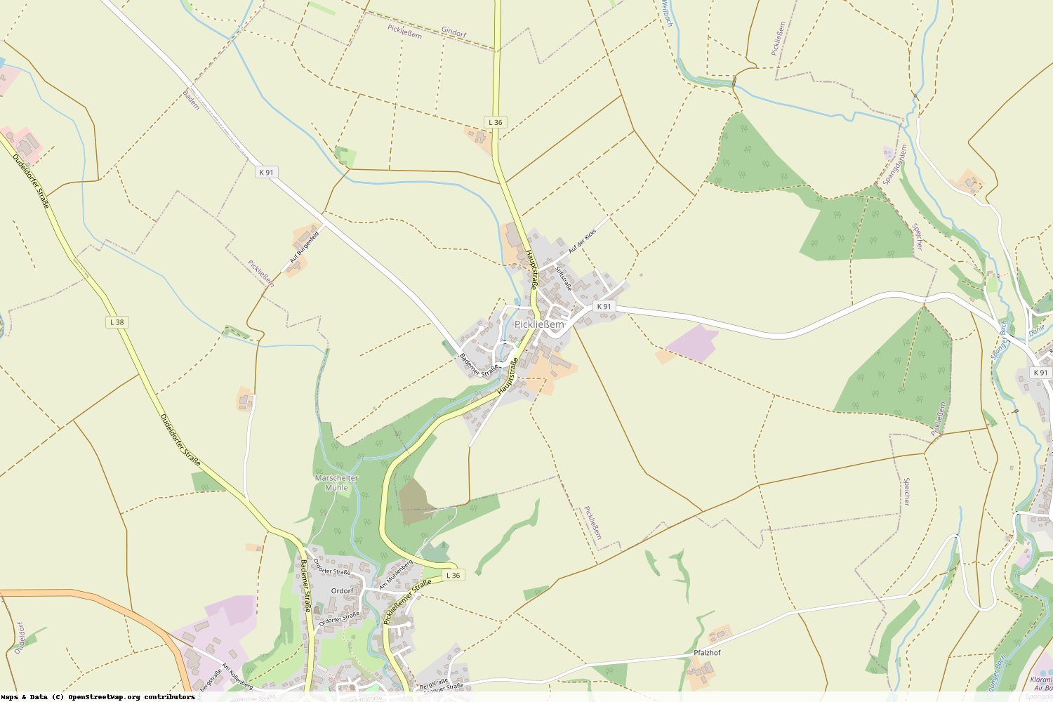 Ist gerade Stromausfall in Rheinland-Pfalz - Eifelkreis Bitburg-Prüm - Pickließem?