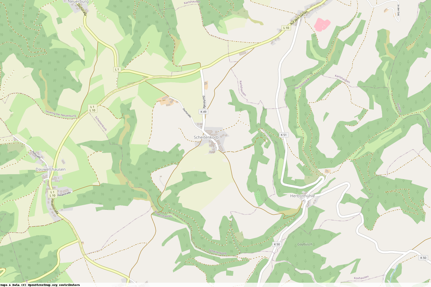 Ist gerade Stromausfall in Rheinland-Pfalz - Eifelkreis Bitburg-Prüm - Scheitenkorb?