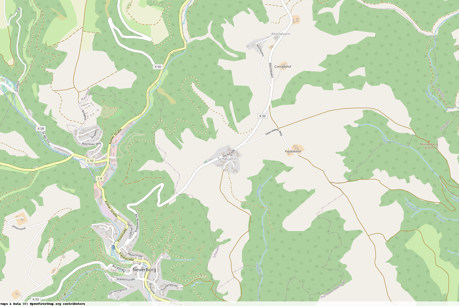 Ist gerade Stromausfall in Rheinland-Pfalz - Eifelkreis Bitburg-Prüm - Scheuern?