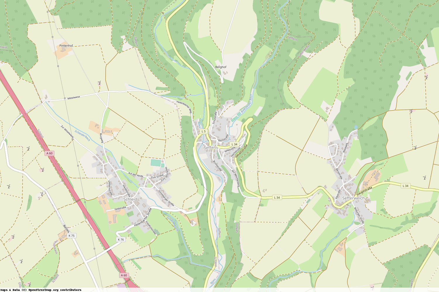 Ist gerade Stromausfall in Rheinland-Pfalz - Eifelkreis Bitburg-Prüm - Seffern?