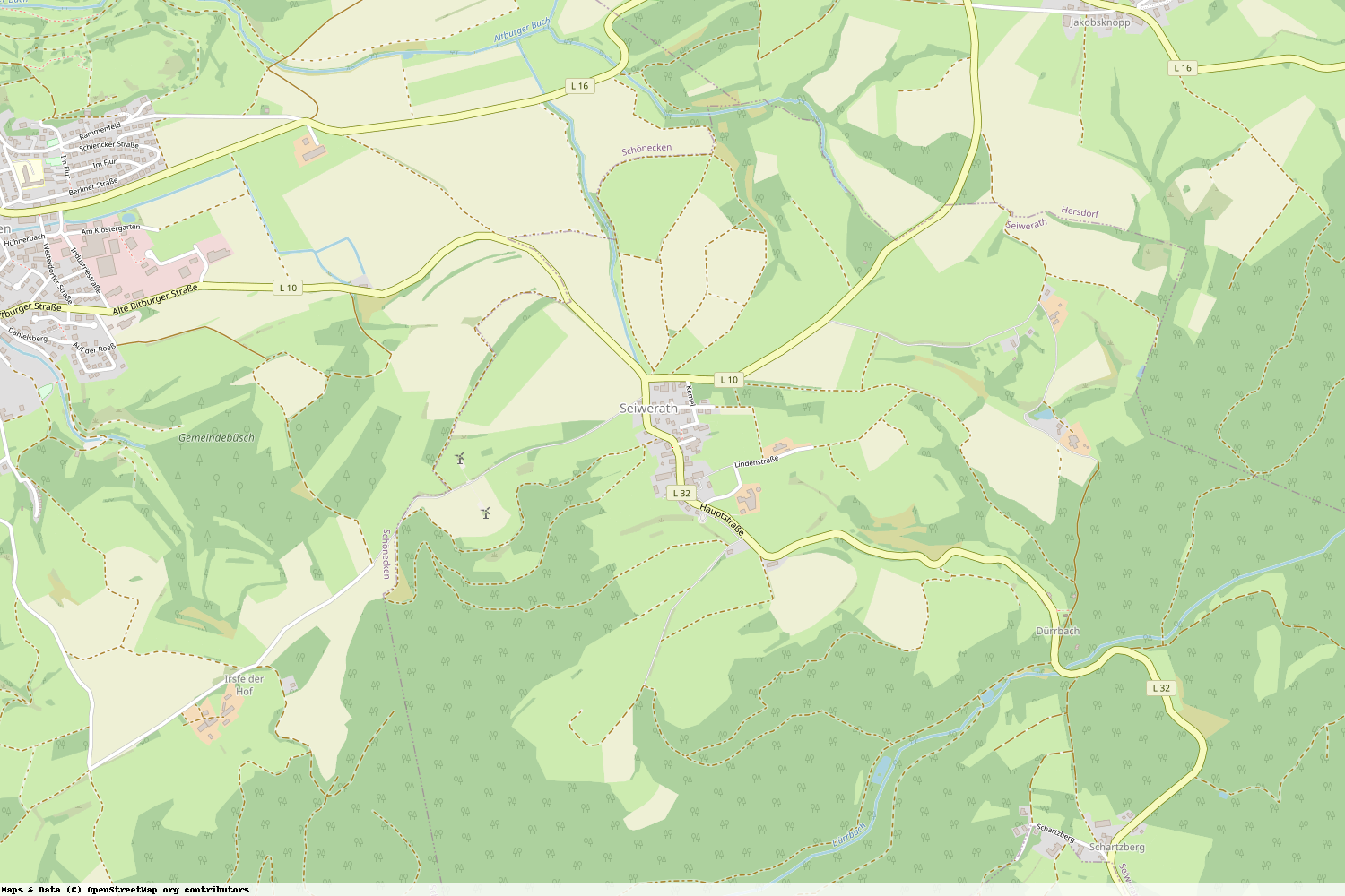 Ist gerade Stromausfall in Rheinland-Pfalz - Eifelkreis Bitburg-Prüm - Seiwerath?