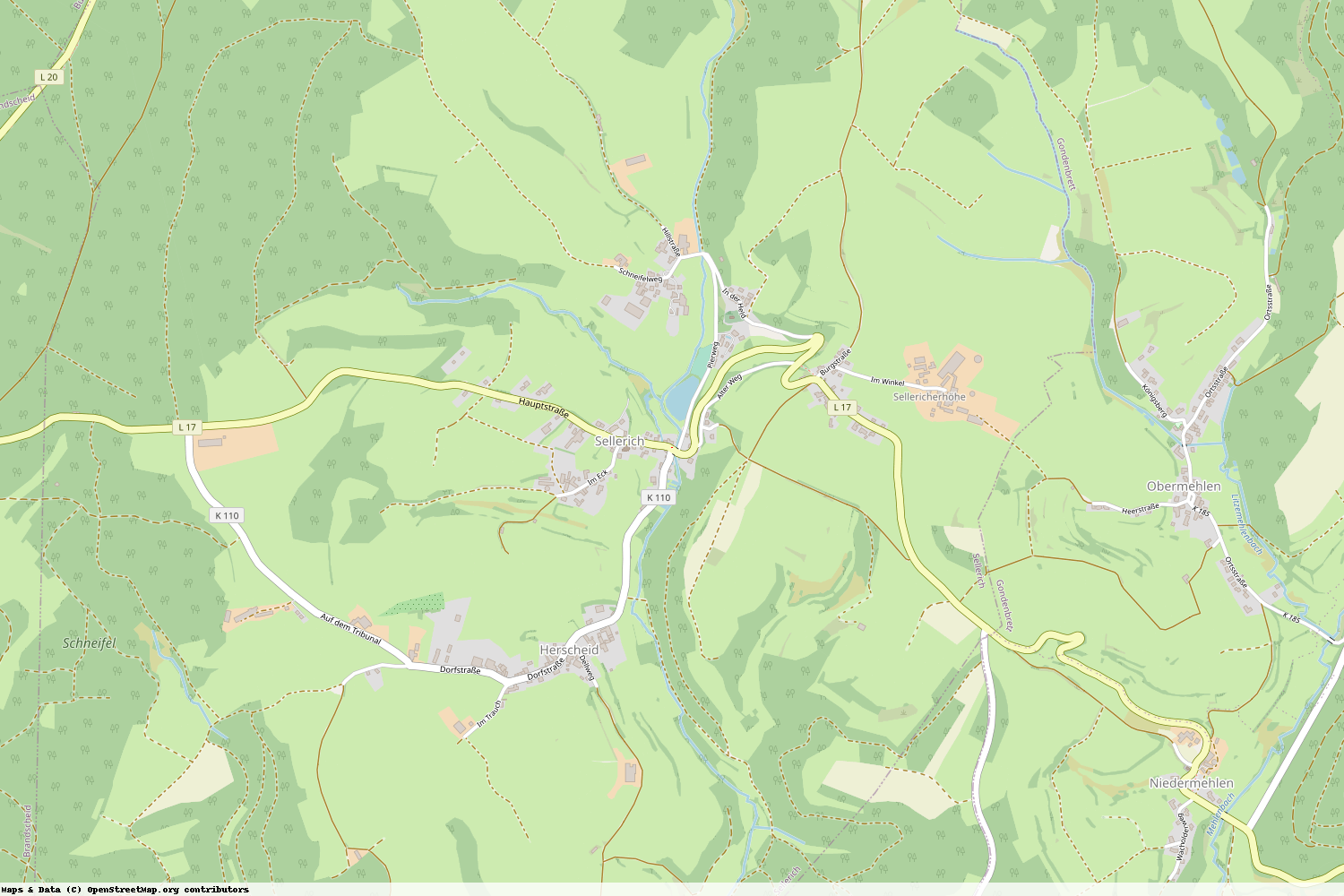 Ist gerade Stromausfall in Rheinland-Pfalz - Eifelkreis Bitburg-Prüm - Sellerich?