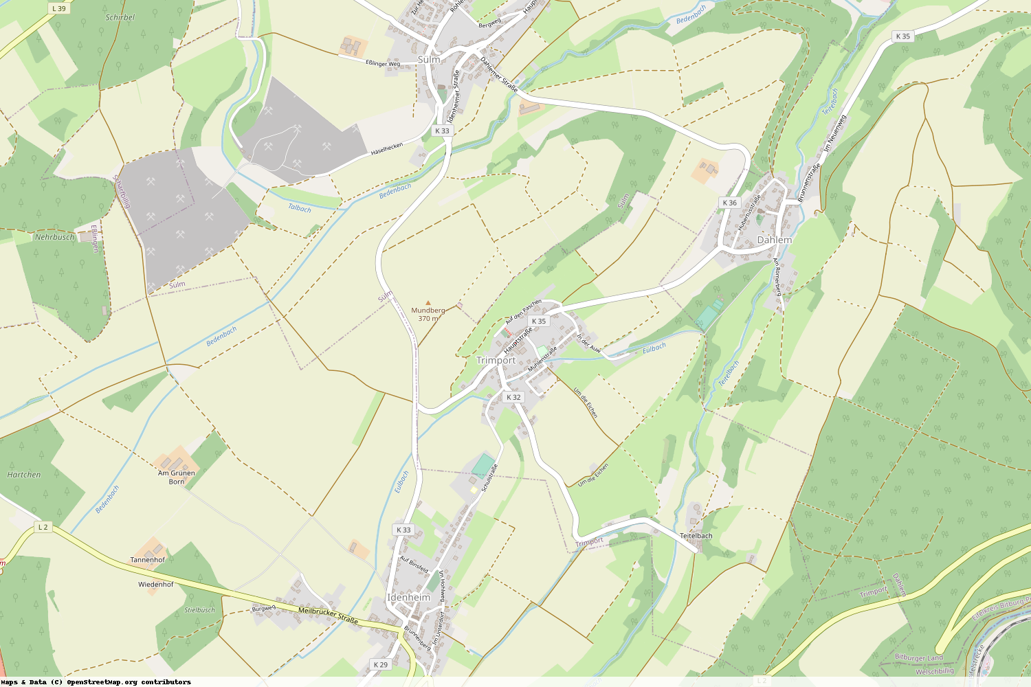 Ist gerade Stromausfall in Rheinland-Pfalz - Eifelkreis Bitburg-Prüm - Trimport?