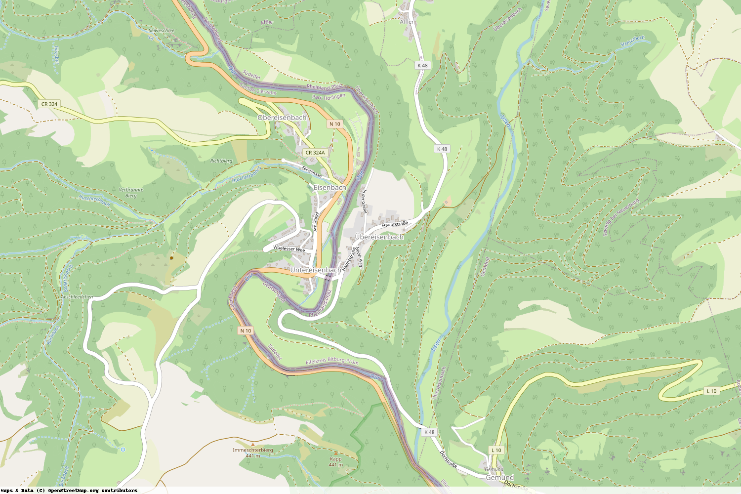 Ist gerade Stromausfall in Rheinland-Pfalz - Eifelkreis Bitburg-Prüm - Übereisenbach?