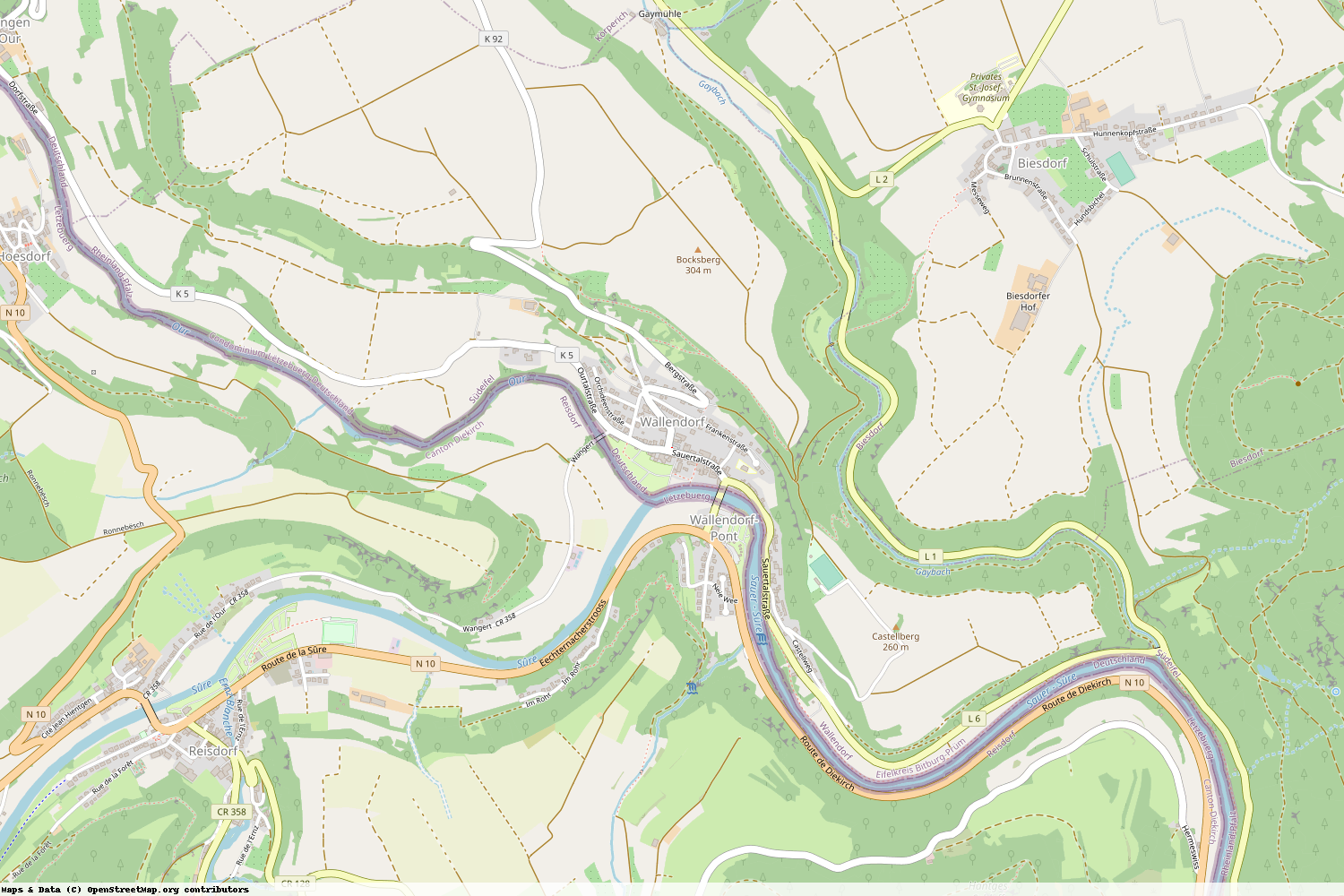 Ist gerade Stromausfall in Rheinland-Pfalz - Eifelkreis Bitburg-Prüm - Wallendorf?