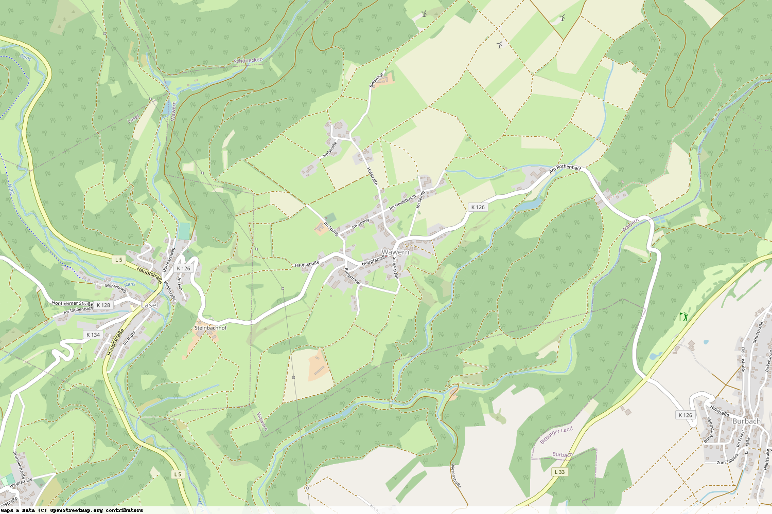 Ist gerade Stromausfall in Rheinland-Pfalz - Eifelkreis Bitburg-Prüm - Wawern?