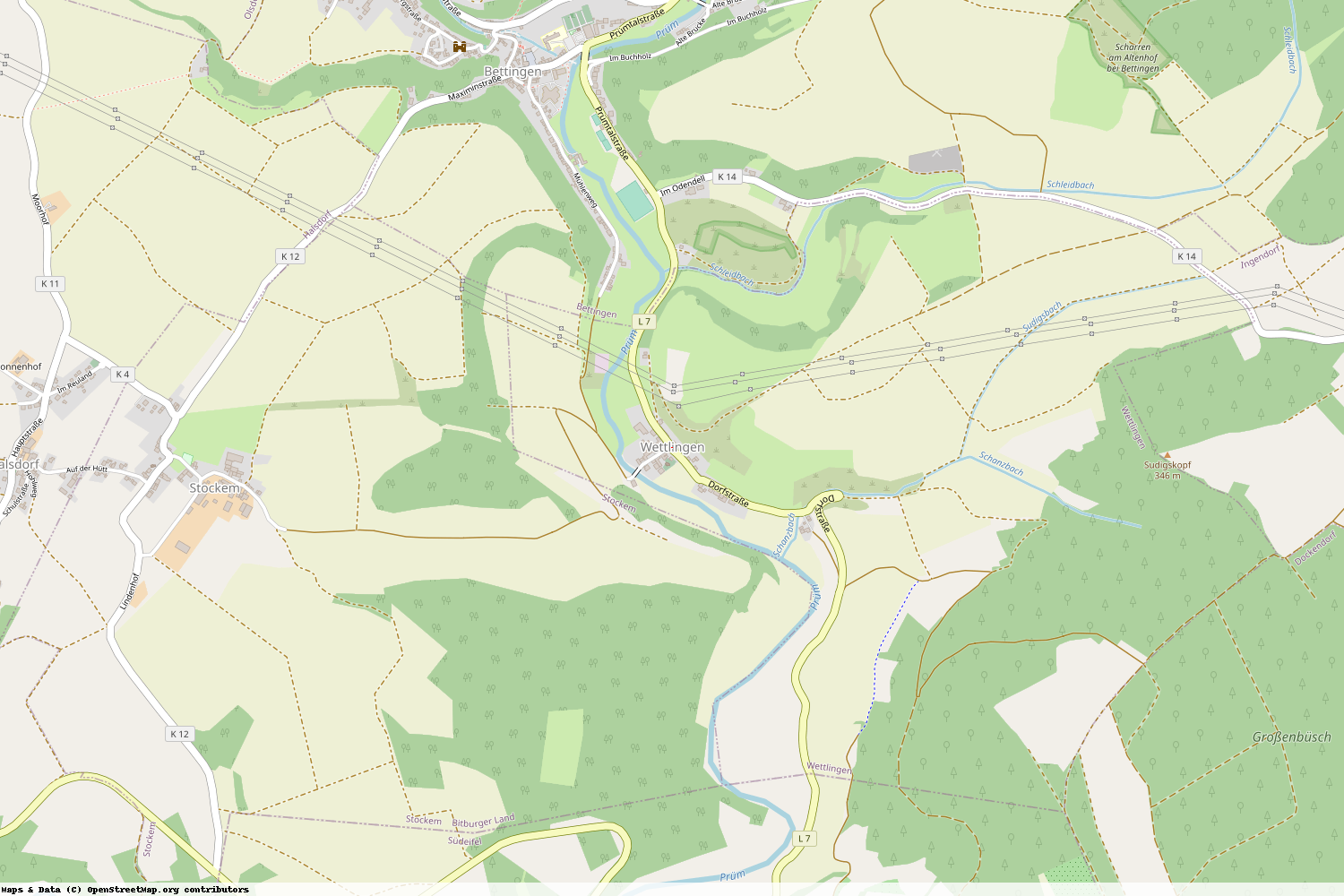 Ist gerade Stromausfall in Rheinland-Pfalz - Eifelkreis Bitburg-Prüm - Wettlingen?