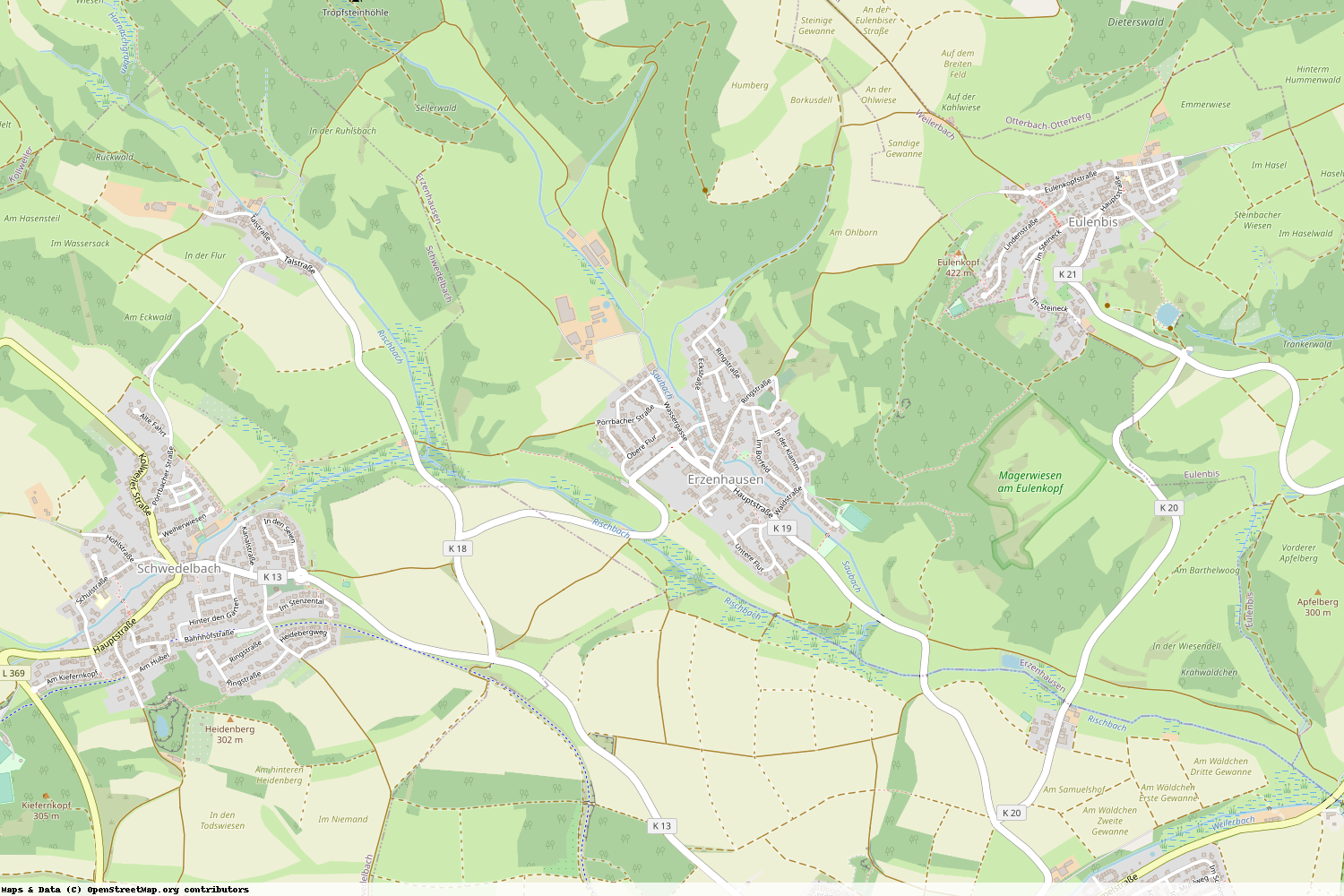 Ist gerade Stromausfall in Rheinland-Pfalz - Kaiserslautern - Erzenhausen?
