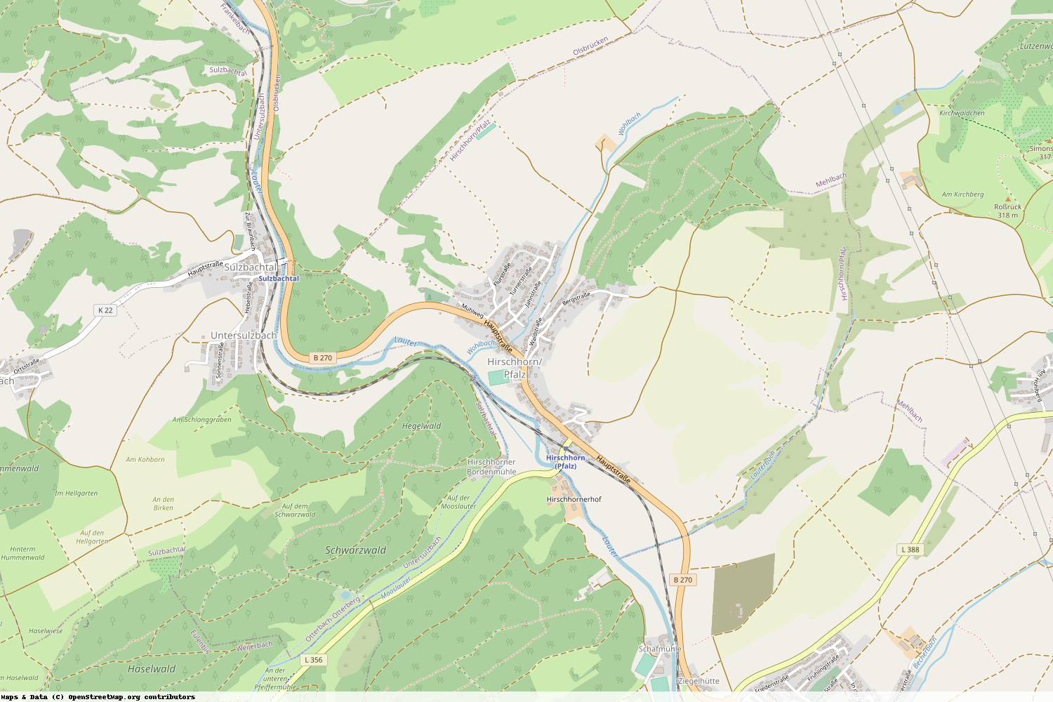 Ist gerade Stromausfall in Rheinland-Pfalz - Kaiserslautern - Hirschhorn-Pfalz?