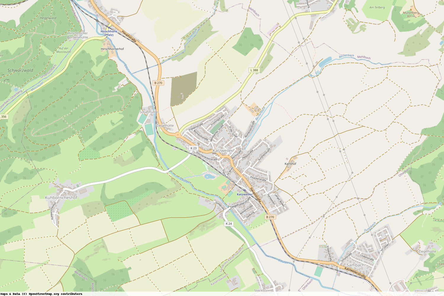 Ist gerade Stromausfall in Rheinland-Pfalz - Kaiserslautern - Katzweiler?