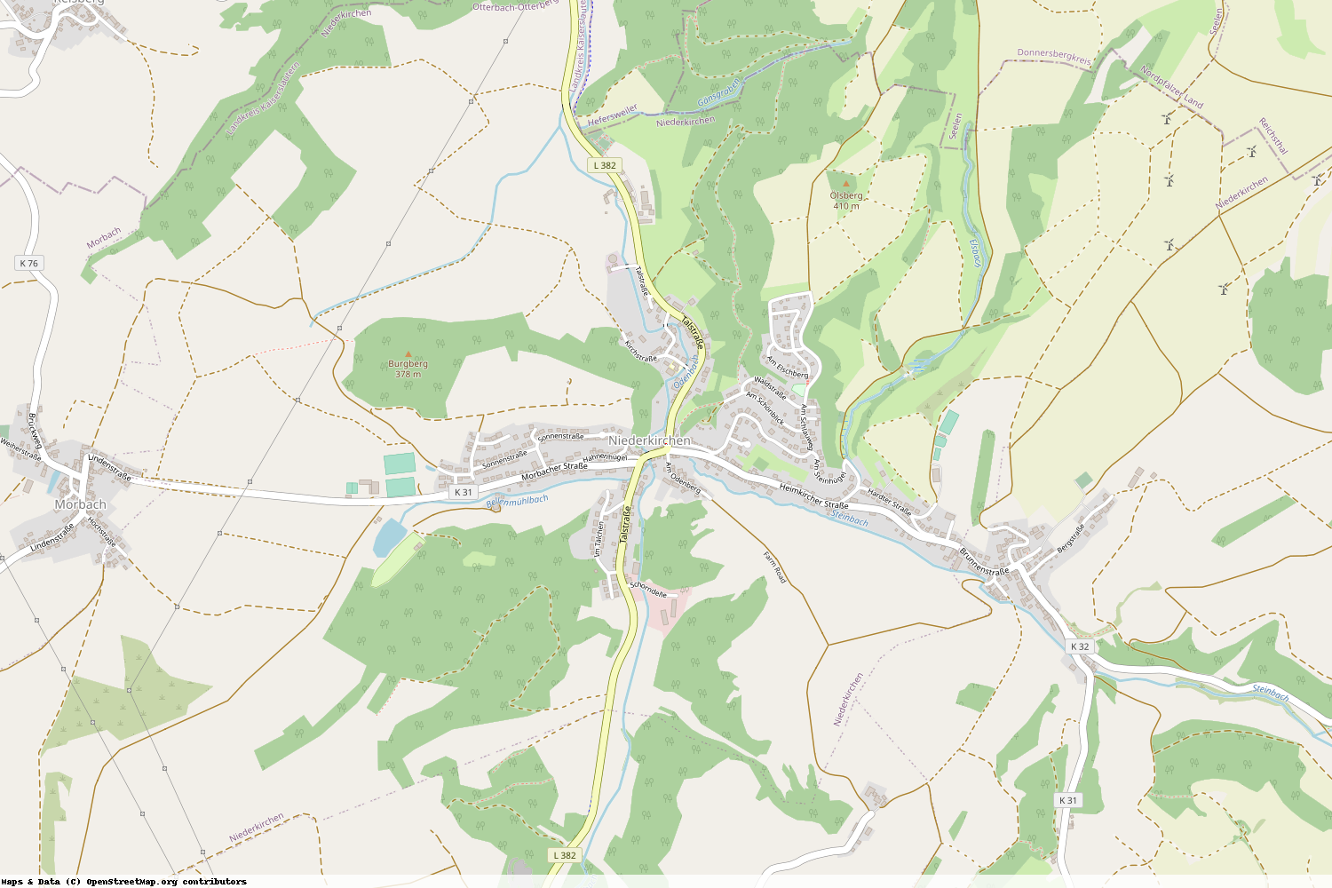 Ist gerade Stromausfall in Rheinland-Pfalz - Kaiserslautern - Niederkirchen?