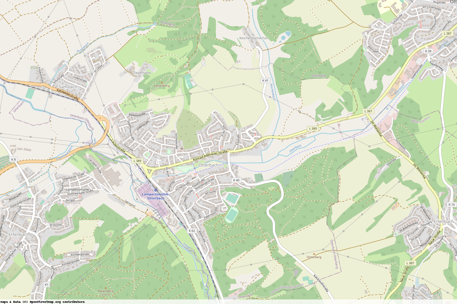 Ist gerade Stromausfall in Rheinland-Pfalz - Kaiserslautern - Otterbach?