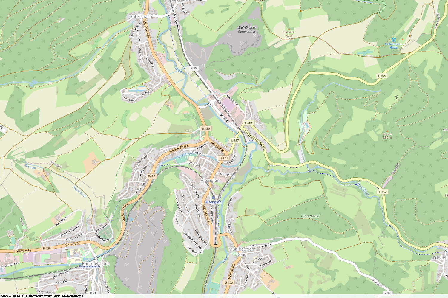 Ist gerade Stromausfall in Rheinland-Pfalz - Kusel - Altenglan?