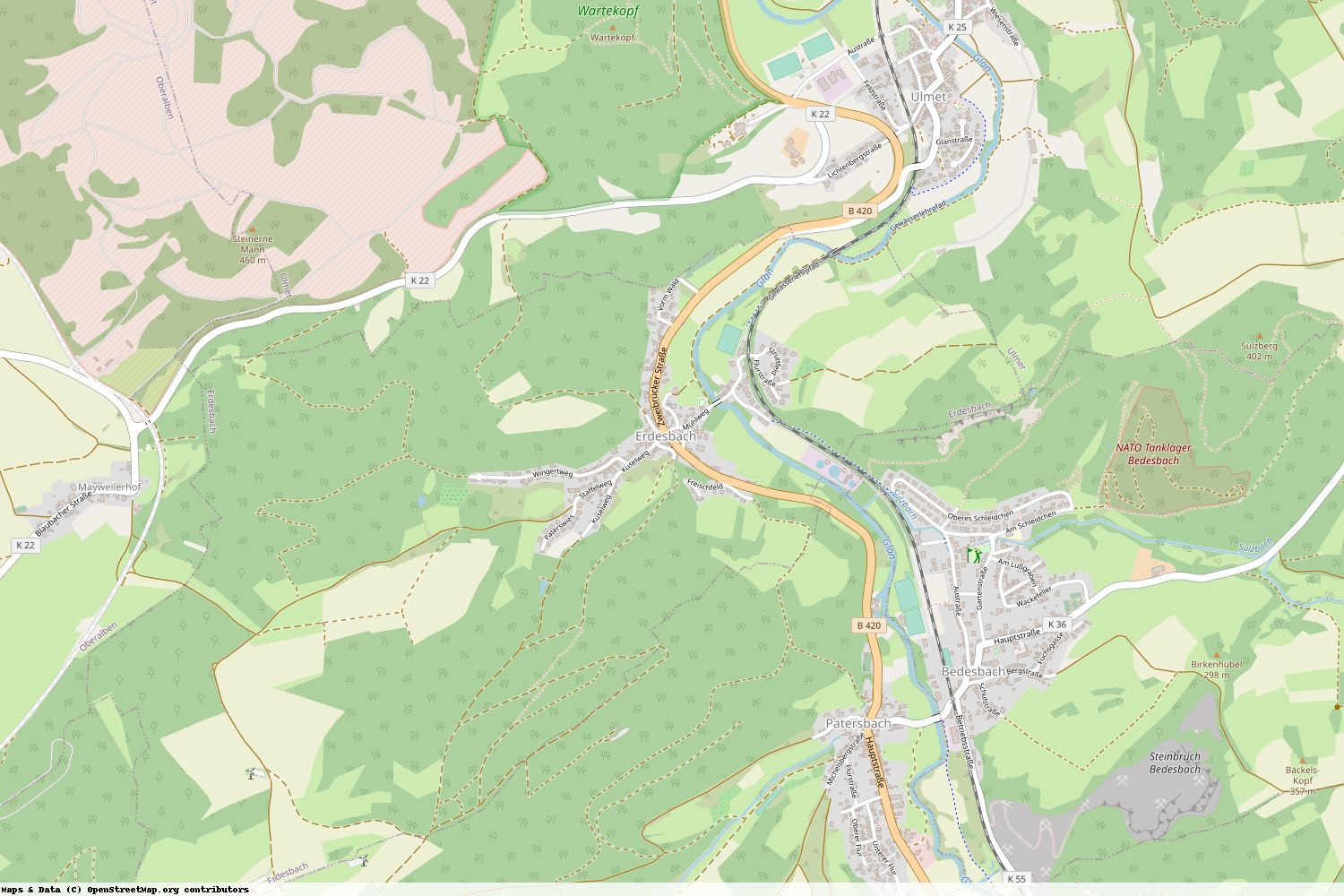 Ist gerade Stromausfall in Rheinland-Pfalz - Kusel - Erdesbach?