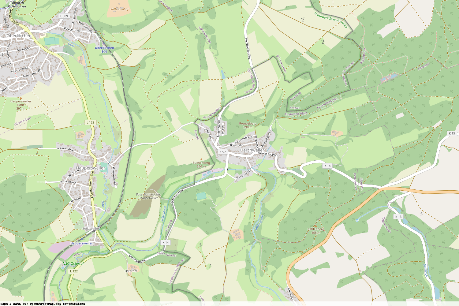 Ist gerade Stromausfall in Rheinland-Pfalz - Kusel - Herchweiler?