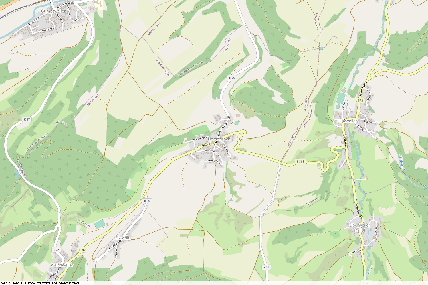 Ist gerade Stromausfall in Rheinland-Pfalz - Kusel - Horschbach?