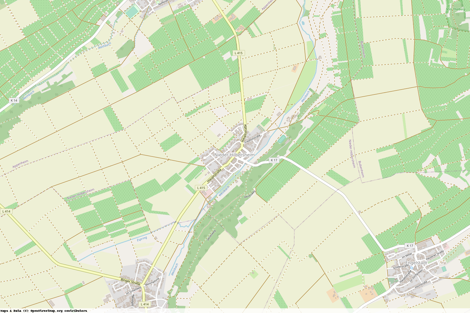 Ist gerade Stromausfall in Rheinland-Pfalz - Mainz-Bingen - Nieder-Hilbersheim?