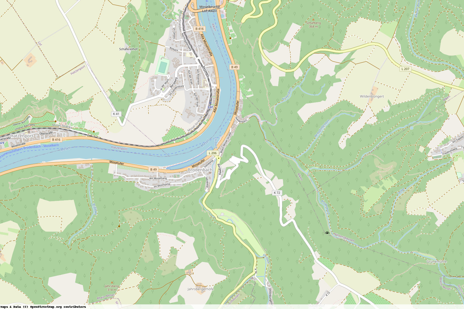 Ist gerade Stromausfall in Rheinland-Pfalz - Mayen-Koblenz - Brodenbach?