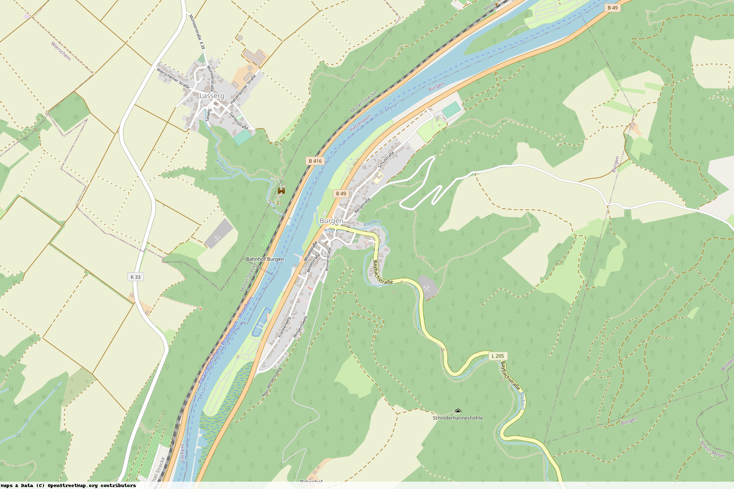 Ist gerade Stromausfall in Rheinland-Pfalz - Mayen-Koblenz - Burgen?