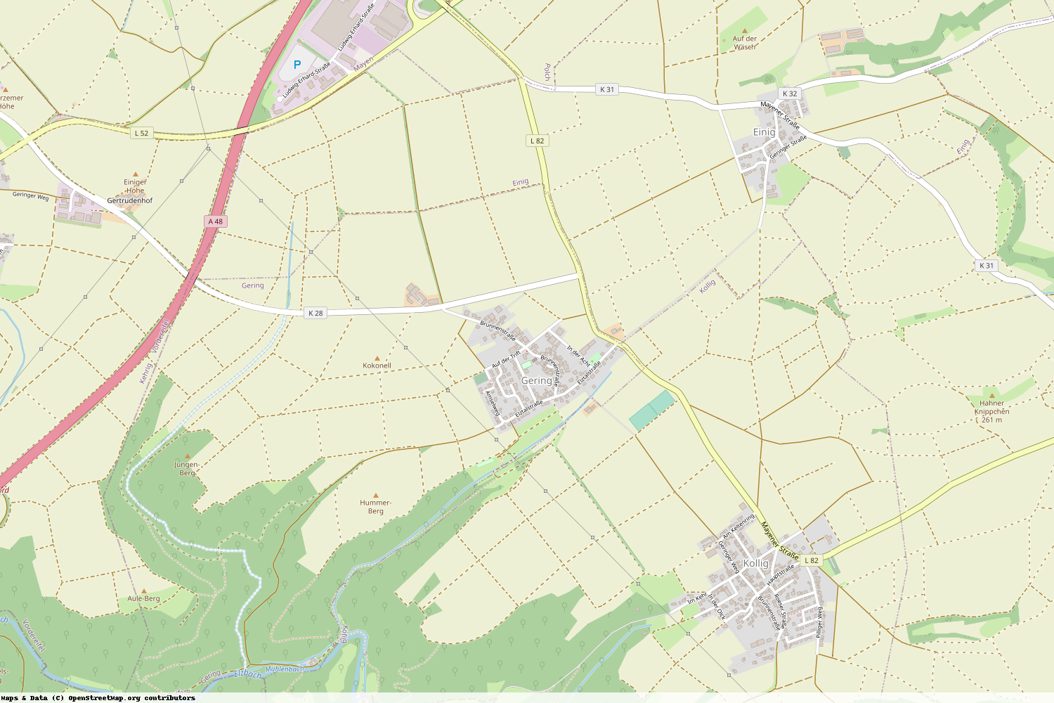 Ist gerade Stromausfall in Rheinland-Pfalz - Mayen-Koblenz - Gering?