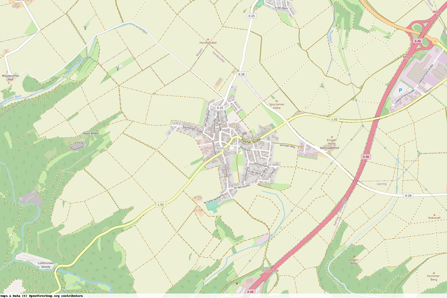 Ist gerade Stromausfall in Rheinland-Pfalz - Mayen-Koblenz - Kehrig?