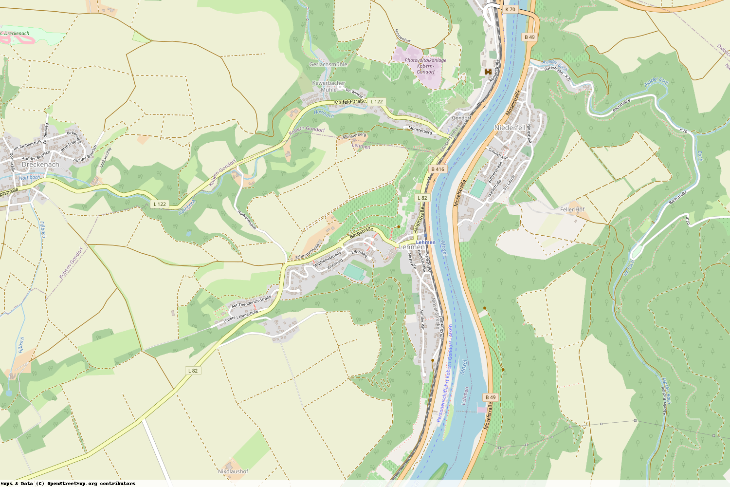 Ist gerade Stromausfall in Rheinland-Pfalz - Mayen-Koblenz - Lehmen?
