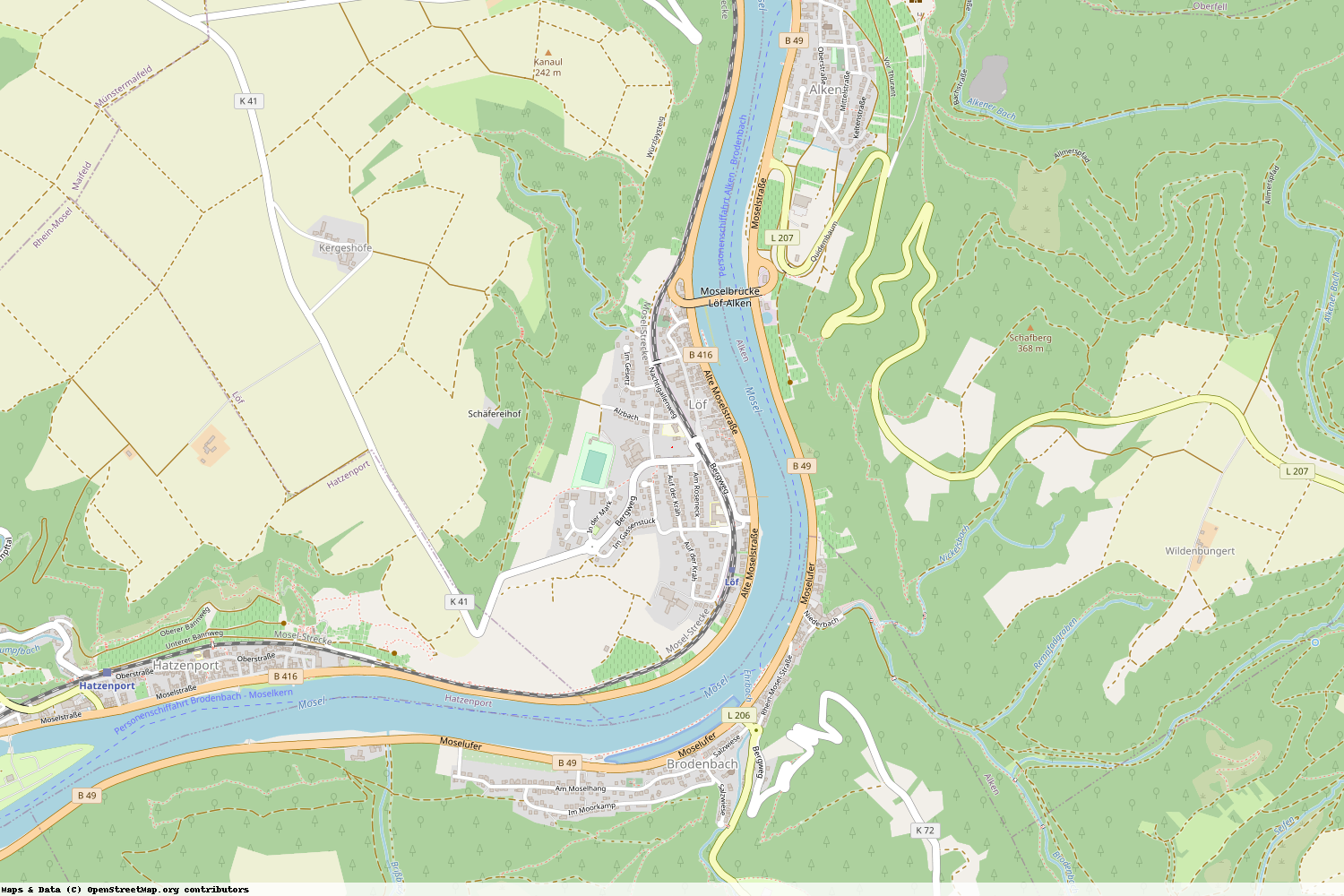 Ist gerade Stromausfall in Rheinland-Pfalz - Mayen-Koblenz - Löf?