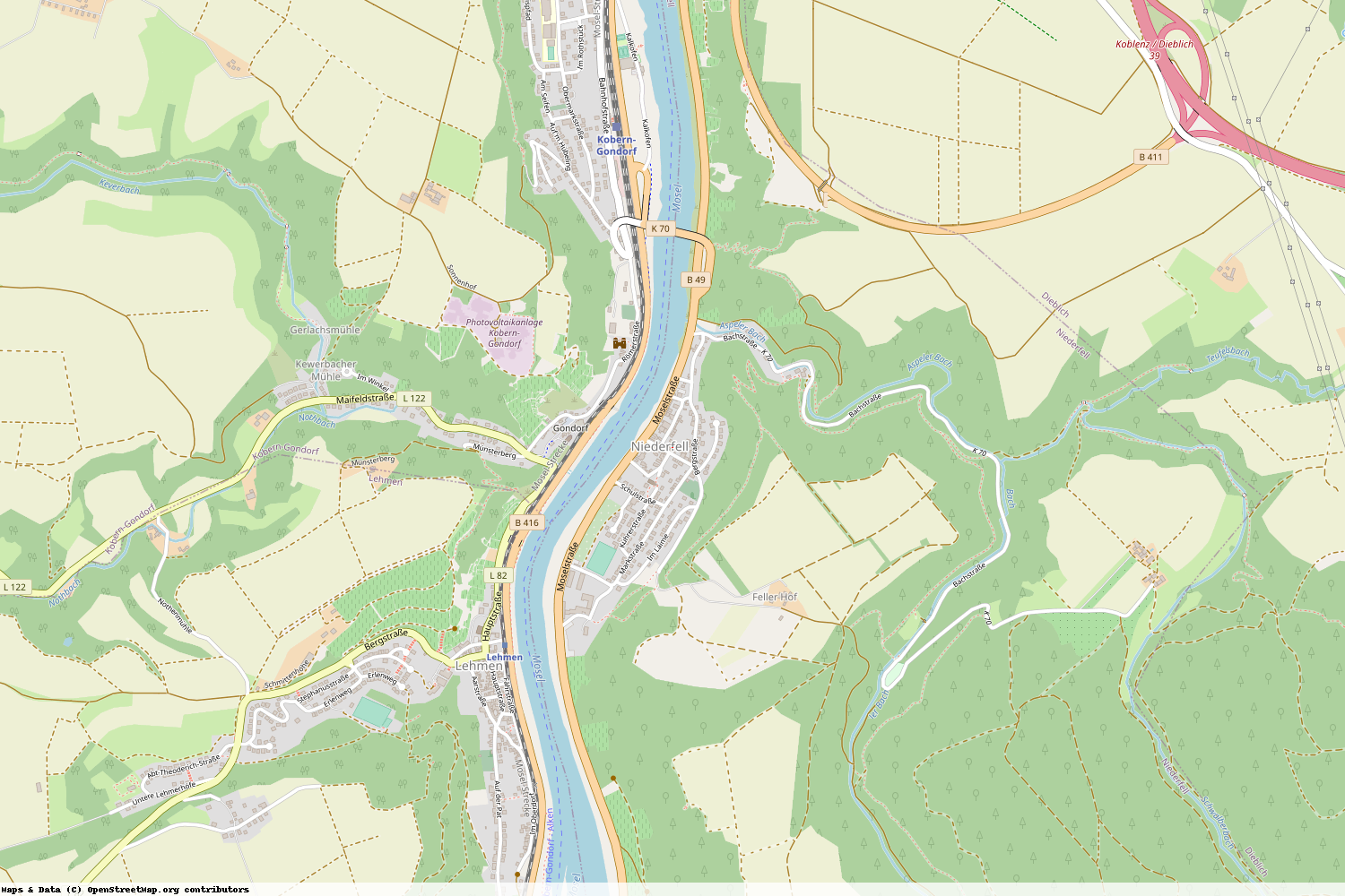 Ist gerade Stromausfall in Rheinland-Pfalz - Mayen-Koblenz - Niederfell?