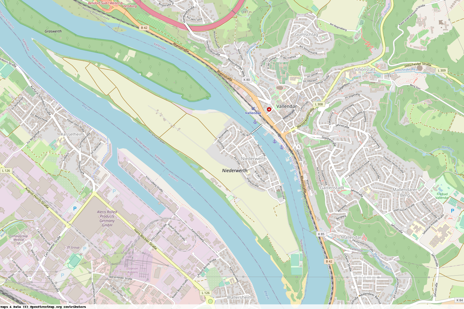 Ist gerade Stromausfall in Rheinland-Pfalz - Mayen-Koblenz - Niederwerth?