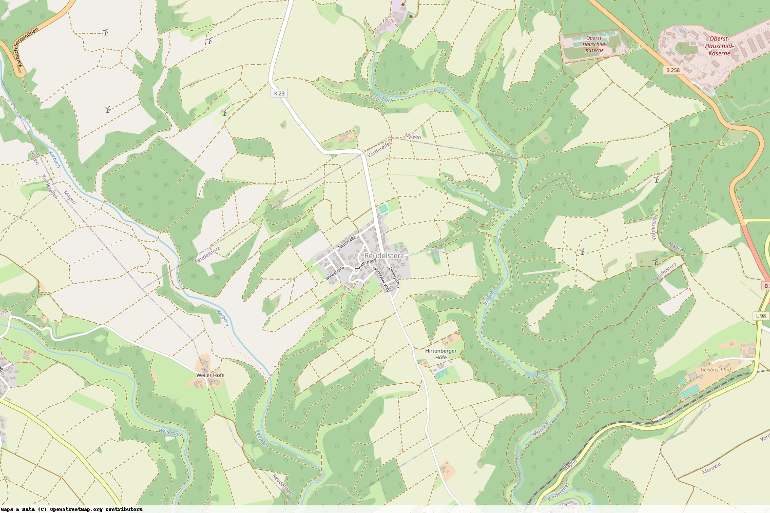 Ist gerade Stromausfall in Rheinland-Pfalz - Mayen-Koblenz - Reudelsterz?