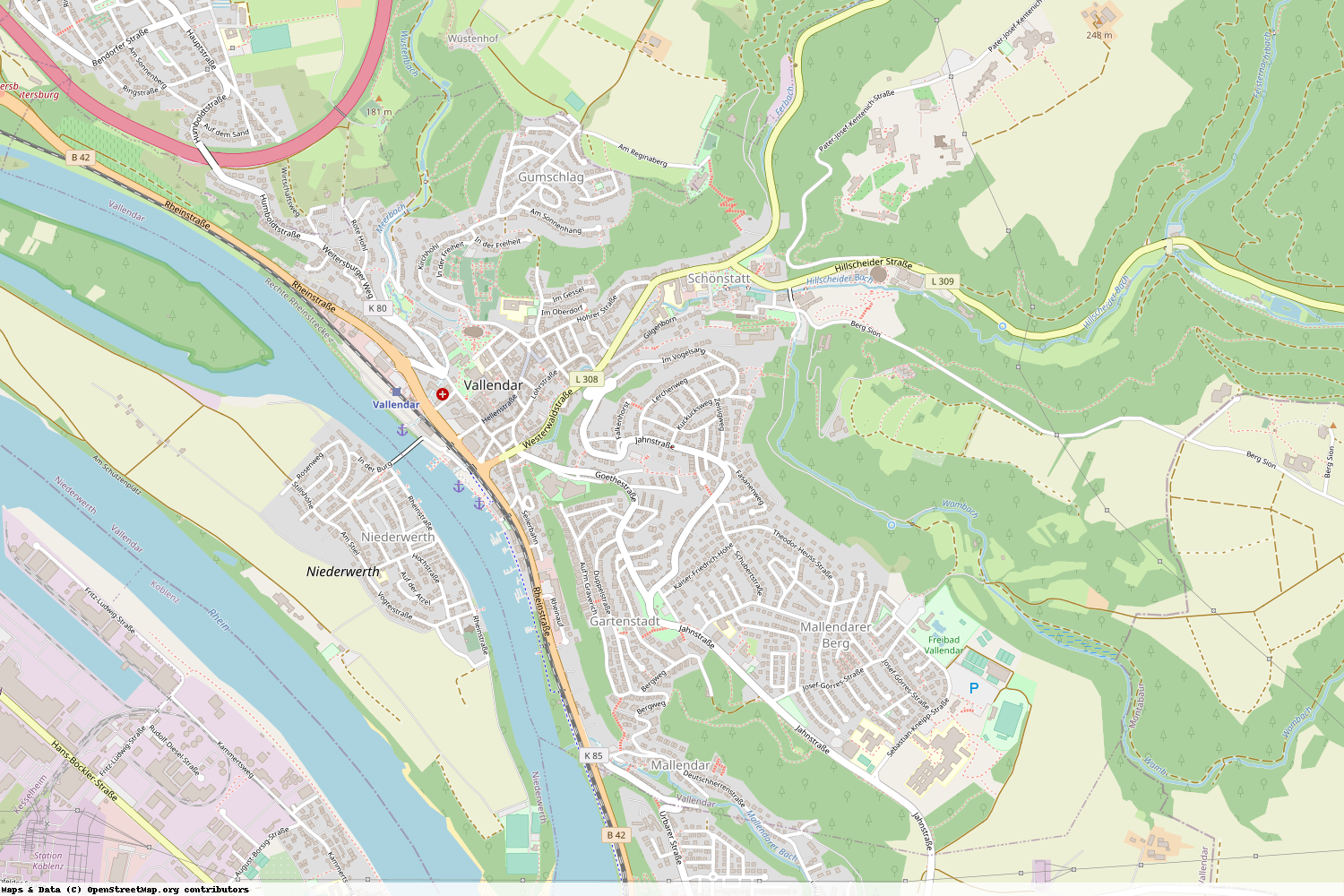 Ist gerade Stromausfall in Rheinland-Pfalz - Mayen-Koblenz - Vallendar?
