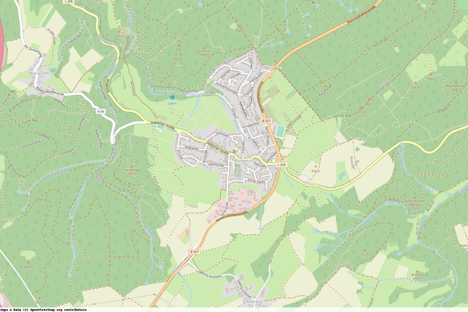 Ist gerade Stromausfall in Rheinland-Pfalz - Mayen-Koblenz - Waldesch?