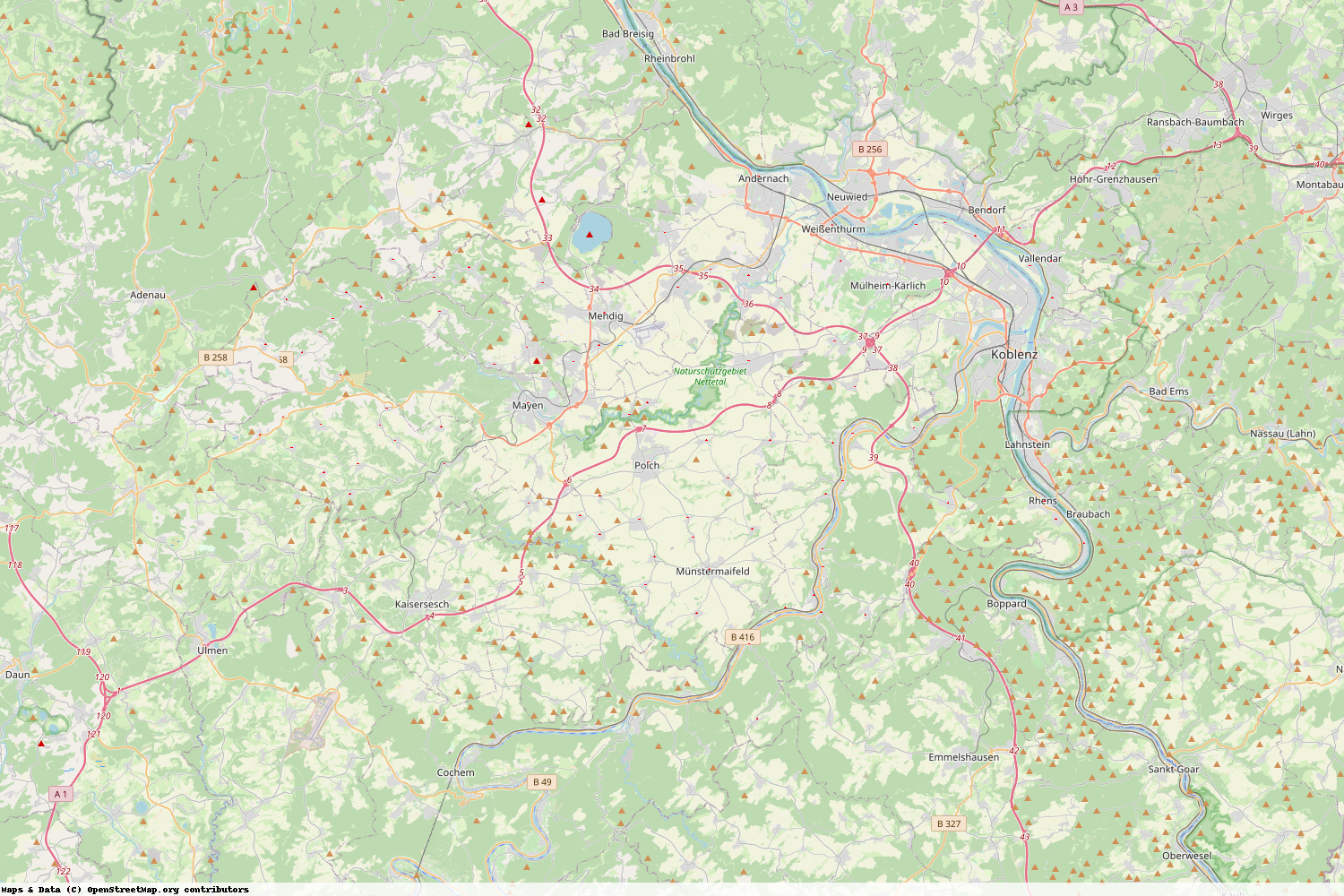 Ist gerade Stromausfall in Rheinland-Pfalz - Mayen-Koblenz?