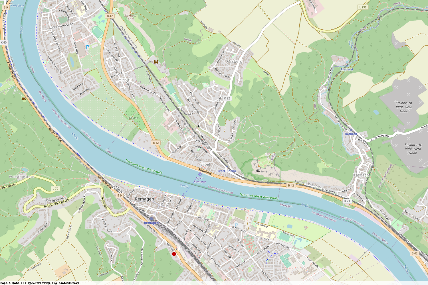 Ist gerade Stromausfall in Rheinland-Pfalz - Neuwied - Erpel?