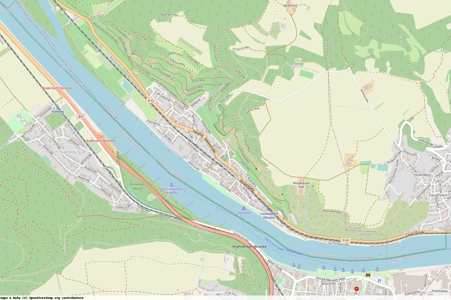 Ist gerade Stromausfall in Rheinland-Pfalz - Neuwied - Leutesdorf?