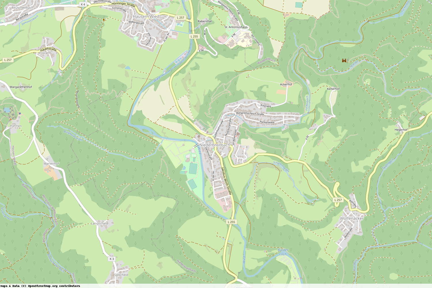 Ist gerade Stromausfall in Rheinland-Pfalz - Neuwied - Niederbreitbach?