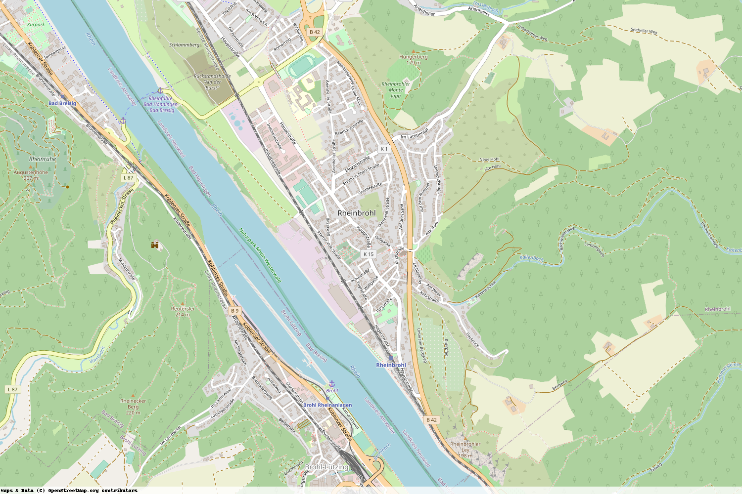 Ist gerade Stromausfall in Rheinland-Pfalz - Neuwied - Rheinbrohl?