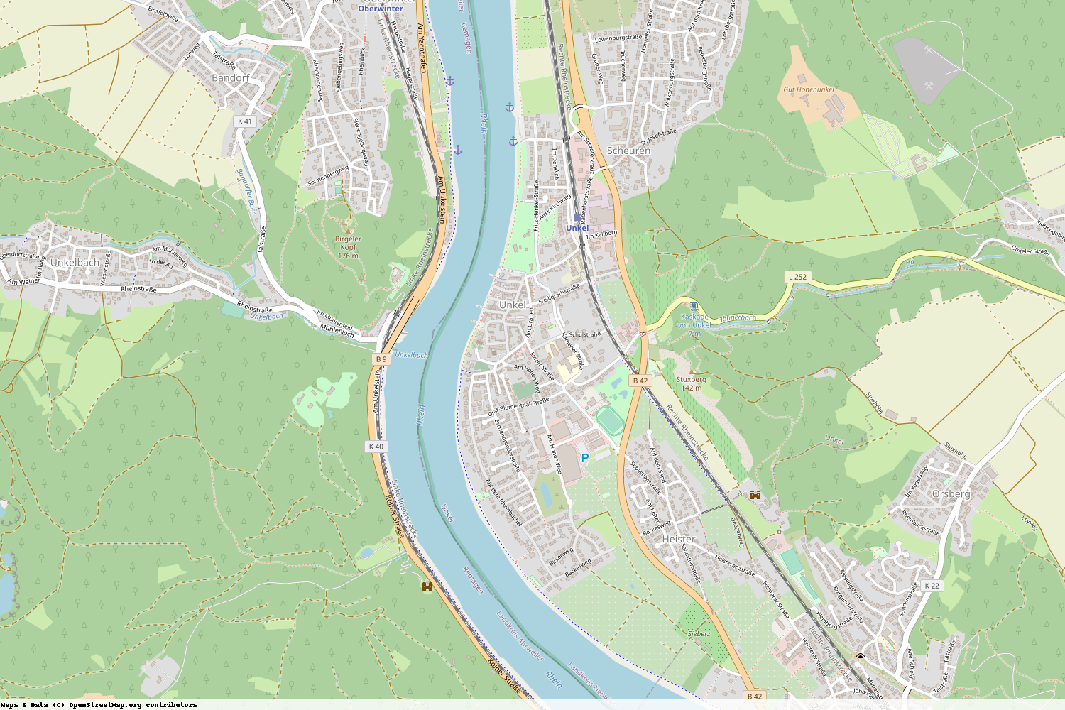 Ist gerade Stromausfall in Rheinland-Pfalz - Neuwied - Unkel?