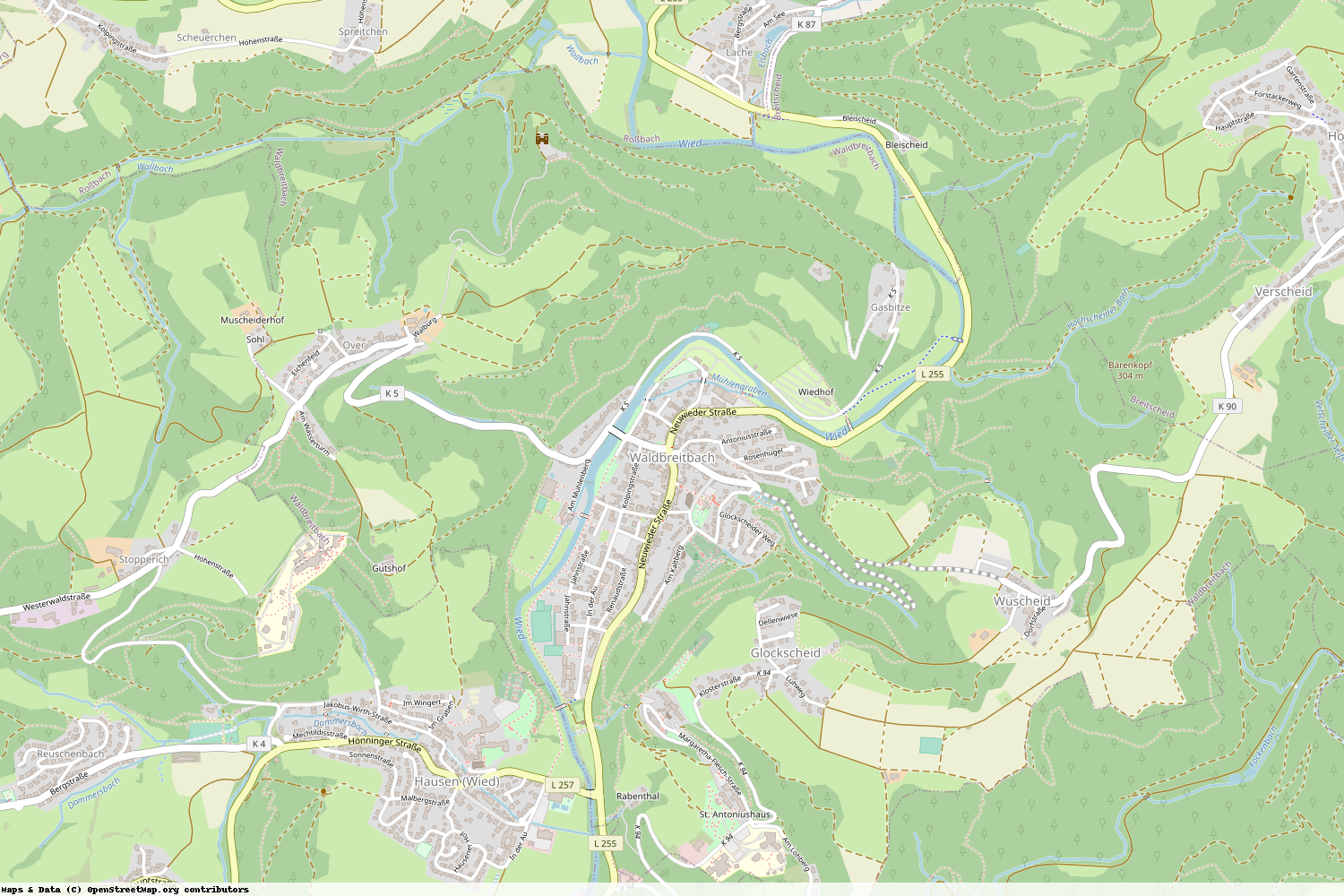 Ist gerade Stromausfall in Rheinland-Pfalz - Neuwied - Waldbreitbach?